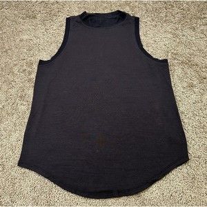 Athleta Women’s XXS Black Threadlight Mock Neck Muscle Shirt Tank Top